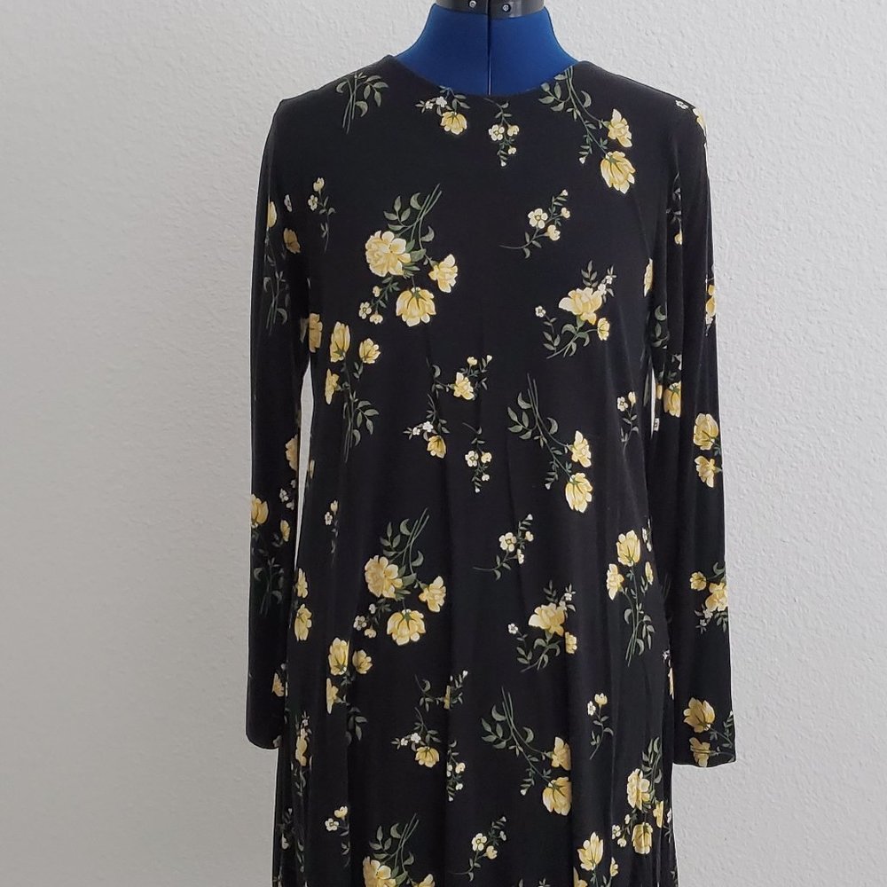 Old Navy long sleeve floral jersey tunic - Picture 2 of 3